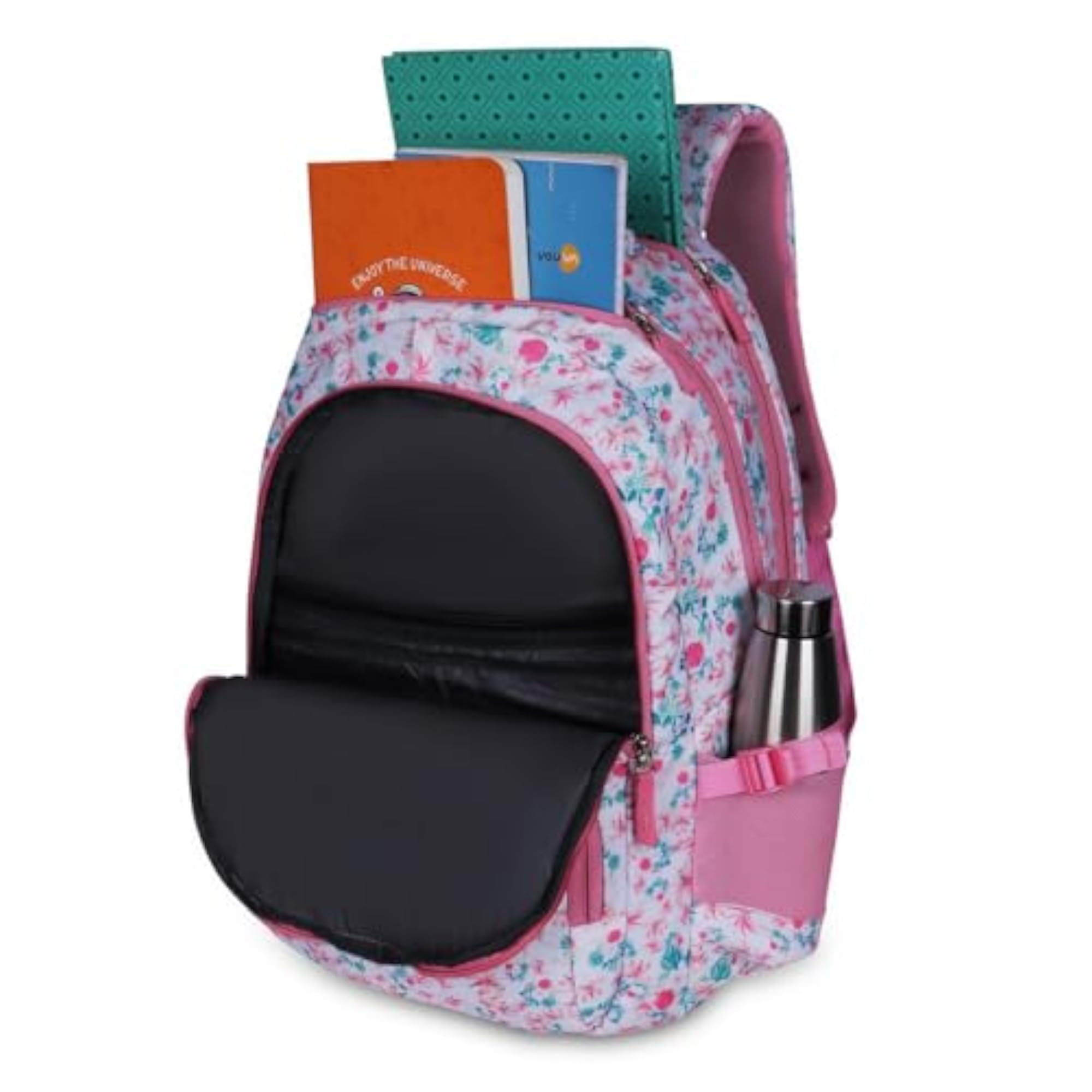 Boys' & Girls' Casual 19 Inch Alfa PU College Backpack, Mint Green
