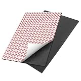 80 Mil Magnetic Sheet With Adhesive Tape Backing, 8.5x11 Inches High Energy Anisotropic Flexible Rubber...