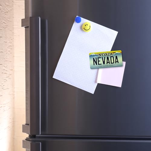 Imán placa Nevada The Silver State 3.5 pulgadas miniatura 5