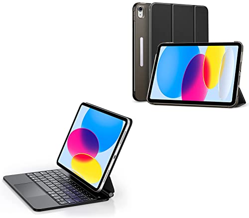 Esr Rebound Magnetic Keyboard Case, Ipad Keyboard Case Compatible With Ipad 10 (2022) Ascend Trifold Case Compatible With Ipad 10Th Generation (2022), Auto Sleep And Wake, Trifold Stand #TOP11
