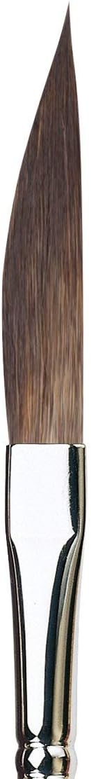 da Vinci Graphic Design Series 709 Pinstriping Brush, Dagger-Shaped Kazan Squirrel Hair with Black Handle, Size 1