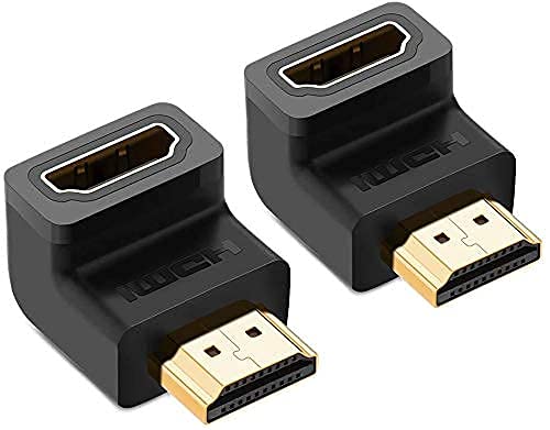 Wetek Gold Plated 90 Degree Hdmi Male To Female Adapter/Converter Extender L Shape Hdmi Band Cable Converter Support For Television, Personal Computer, Monitor, Projector, Laptop (Pack Of 2) (B09DBWNWWS) Amazon Price History, Amazon Price Tracker