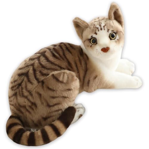 Imagen de QYEHF Muñeca de Gato simulada,Peluche de Gato