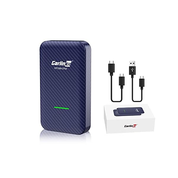 CarlinKit 4.0 Draadloze Apple CarPlay en Android Auto 2-in-1 Adapter/Voor Bedraad CarPlay Automodel (Jaar 2016-2023…