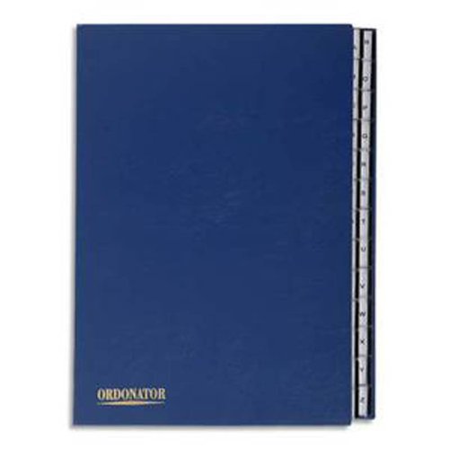 Trieur Harmonika Ordontor 26 Compartiments alphabétiques Bleu