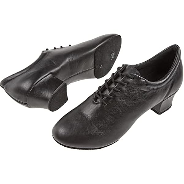 Diamant Scarpe da Ginnastica Donna 189-234-560 - Pelle Nera - Normale - 3,7 cm Cubano - Made in Germany