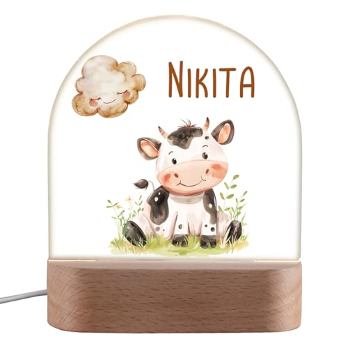 polar-effekt LED-Nachtlicht für Mädchen & Jungen mit Wunschname - Personalisiertes Geschenk zum Gebâ€¦ – Miniatur