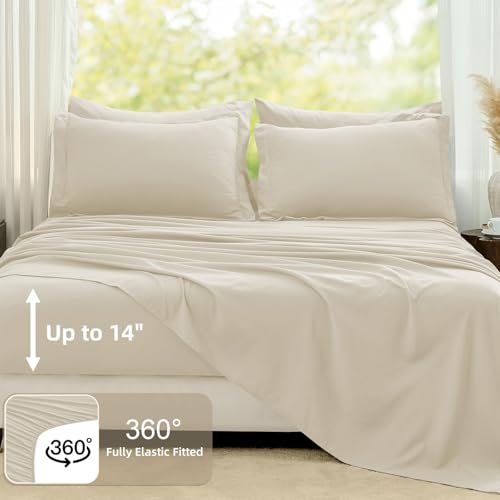 FUANNA Full Comforter Set 7 Pieces, Luxury Bed in a Bag Soft Bedding Sets by FUANNA - Used condition - Image 6