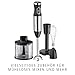 WMF Kult X Stabmixer Set 5-teilig – Edelstahl Pürierstab 600 W mit Schneebesen, Stampfer, Zerkleinerer und 700 ml Mixbecher, spülmaschinenfest, vielseitiger Mixer für Suppen, Smoothies und Babybrei