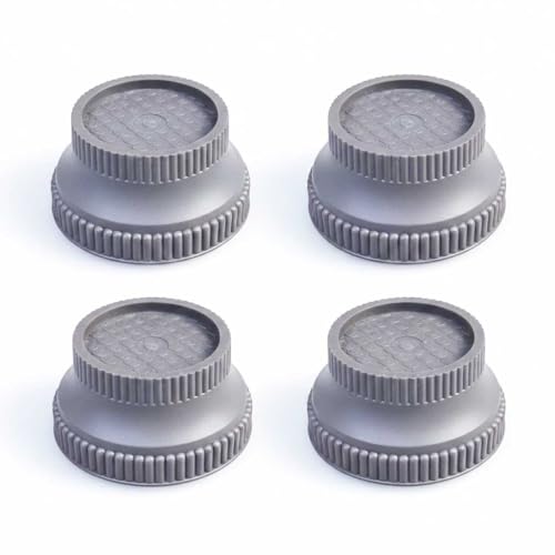 Image of SAI PRASEEDA Anti-Vibration Washing Machine Pads | 1 Set (4 pcs) | Grey | Round Shape | Stands for Washer, Fridge, Furniture, Beds, Tables, Sofa | Shock & Noise Reduction