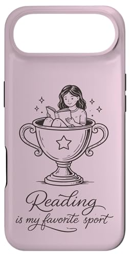 Reading Is My Favorite Sport �ʔ��� ���킢�� �{�̒� �{ ���l �X�}�z�P�[�X iPhone Air �p