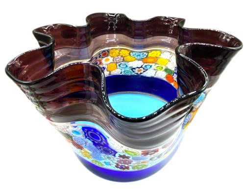 Vase en verre de Murano d'exception avec Murrine MDMILL05A - 7