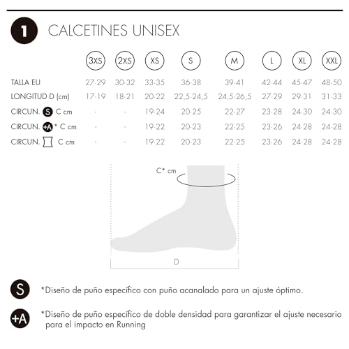 Lurbel Agres Six, Calcetines de lana merino, Calcetines altos, Calcetines térmicos, Calcetines Trekking, Calcetines Transpirables (FR/ES, Letras, M, Regular, Regular, Sotobosco/naranja) - imagen 3