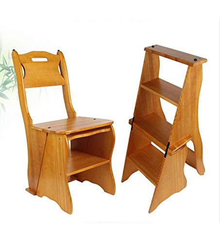 Escabeau multifonctionnel en bois étanche et sécurisé