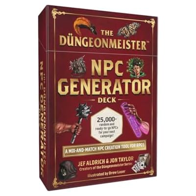 The D&uuml;ngeonmeister NPC Generator Deck
