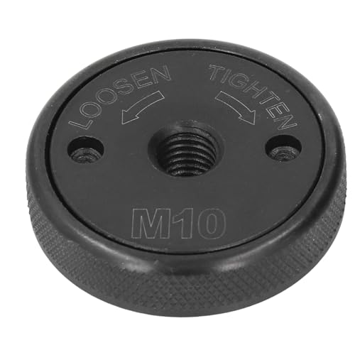 Tuerca de Sujeción para Amoladora Angular de Rosca M10, Repuesto de Placa de Presión para Amoladora Angular, Tuerca con Reborde de Liberación Rápida, Bloqueo Automático