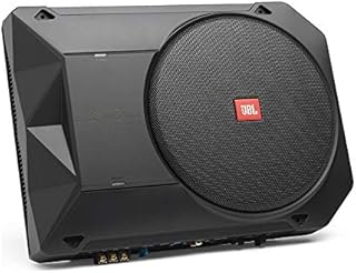 JBL BassPro SL2 Active Underseat Car Subwoofer with built in amplifier - Under Seat 8'' Subwoofer Car with 125 Watt Power Amplifier