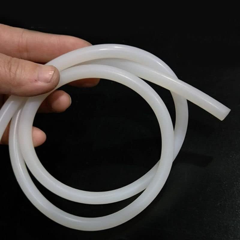 Cordón de silicona sólido Diámetro 1 mm ~ 25 mm Junta de goma blanca Tiras de sellado Junta tórica Alta temperatura Impermeable - (Tamaño: 1,5 mm (10 metros))(25mm(1meter))