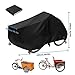 Lljsszr Bicycle Cover Waterproof Oxford Cloth Dustproof Rainproof Windproof Outdoor Shade Cycling Accessories Suitable for Three Wheelers Tr, 220cmx100cmx105cm