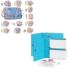 CHEFAN 12 Pack Felt Board Bible Stories Set and 2 Pack Multi-Functional Felt Pieces Storage Binders