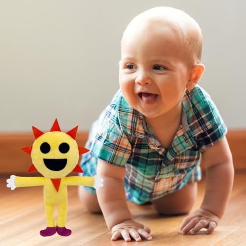 Image of Customized Text Standing Sun Sprunki Plush Toys