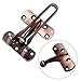 Topbuti Home Security Door Lock, 2 Pack Latch Guard Clasp Front Door Locks for Kids, Home Reinforcement Lock for Swing-in Doors, Hotel Door Latches, Thicken Solid Aluminium Alloy, Classic Bronze