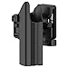Universal OWB Holster Compatible with Glock 17 19 19X 45 Outside Waistband Holster Fits S&W M&P Compact, S&W M&P 9MM, H&K USP, CZ P09/P07, Walther P99 Springfield XD,Sig Sauer P320,360° Adjust