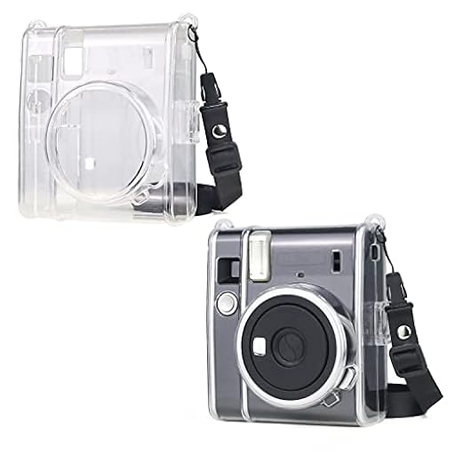 Binnan Funda Protectora Compatible con Fujifilm Instax Mini 40 Cámara Instantánea, Mini Estuche de Cámara, Funda Protectora Transparente para Instax Mini 40 con Correa Ajustable | Ya disponible en tu tienda friki favorita! En mundofriki.es!