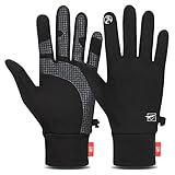 Cevapro Lightweight Gloves Touchscreen Running Gloves Winter Gloves Liner for Running Cycling Workin