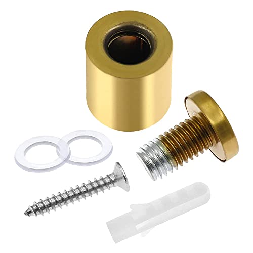 Povxlum 24 Pcs 3/4 in x 1 in Stainless Steel Standoff Screws, Wall Mounting Hardware - Image 2