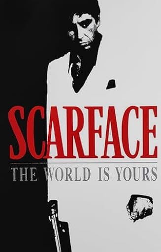 KUSTOM ART - Póster decorativo de la serie de pósteres de película Scarface con Al Pacino (42 x 30 cm, impresión de arte sobre papel estucado, sin marco) | Ya disponible en tu tienda friki favorita! En mundofriki.es! KUSTOM ART - Póster decorativo de la serie de pósteres de película Scarface con Al Pacino (42 x 30 cm, impresión de arte sobre papel estucado, sin marco) | Ya disponible en tu tienda friki favorita! En mundofriki.es!