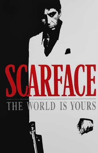 KUSTOM ART Affiche décorative de la série de posters de film Scarface avec Al Pacino - Impression d'art sur papier couché 42 x 30 cm sans cadre