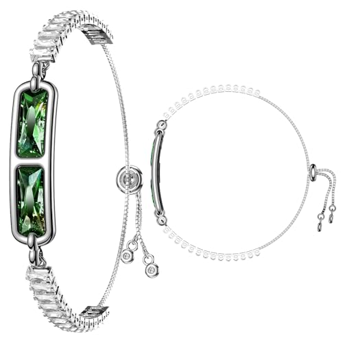 Image of Yihou Smart Bracelet for Women Fitness Tracker Jewelry Fitness Bracelet Smart Band with Sleep Tracker Heart Rate Monitor Diamond for Android iOS Green Clear