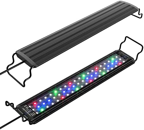 （00:30時点） DEWEL 水槽 ライト 水槽用 照明 ledライト アクアリウムライト 防水 タイマ ー 水草 育成 熱帯魚 観賞魚 飼育 3つの照明モード 10段階明るさ調整 45-60の水槽対応