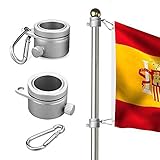 Alta calidad: hecho de aluminio, una construcción de aluminio que supera y da mejores resultados que los anillos de plástico inferiores, los cuales se rompen y decoloran con el tiempo.