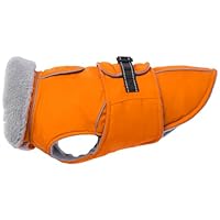 Lelepet Warme jassen en jassen voor honden, waterdichte winterhondenjas voor koud weer, reflecterende hondenpufferjas, fleecevoering huisdierjas met harnasgat voor kleine honden, blauw, S Lelepet Warme jassen en jassen voor honden, waterdichte winterhondenjas voor koud weer, reflecterende hondenpufferjas, fleecevoering huisdierjas met harnasgat voor kleine honden, blauw, S