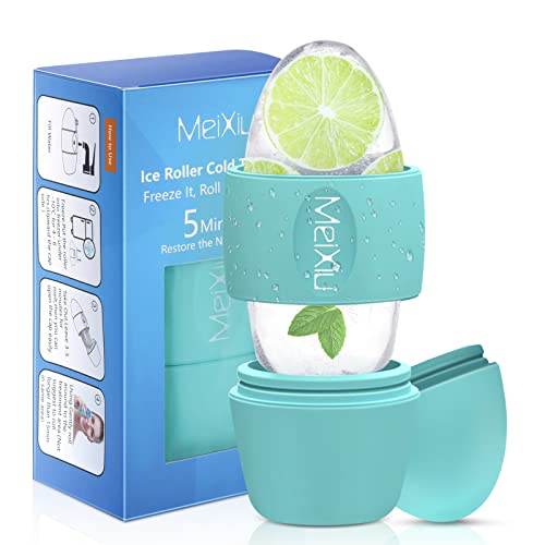 Ice Roller for Face and Eye,2023 Upgrated Diamond Ice Facial Roller,Facial Beauty Ice Roller Skin Care Tools, Ice Facial Cube, Gua Sha Face Massage, Silicone Ice Mold for Face Beauty