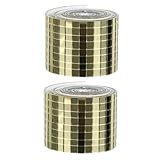 Autocollant miroir en verre - colle arrière forte, il ne tombera pas après avoir été sur mur ou d'autres objets, décoration murale DIY