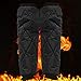 Gonetre 1pair Windproof Winter Men ' s Leggings Knee Pads Windshield Motorcycle Electric Car Knee Pads (black)