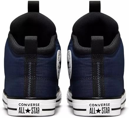 Converse Unisex Chuck Taylor All Star High Street Mid Lace Up Style Sneaker - Obsidian/Midnight Navy,14 Women/12 Men | Image 4