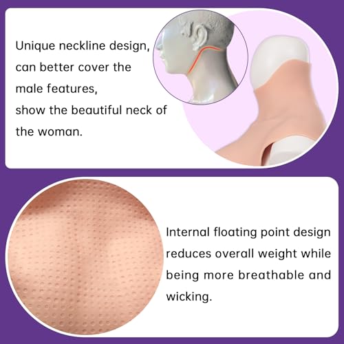 Image of 7th Generation Silicone Breastplate Large Size Half Body Suit No Oil