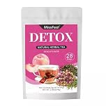 Herbal Detox Tea for Gentle Cleanse & Metabolism Support - 28 Days Supply, Peach Flavour with Green Tea & Dandelion, Vegan & Sugar-Free Wellness Tea(28 Pcs,1 Bag)