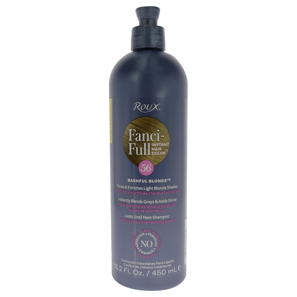 ROUX Fanci-Full Rinse Temporary Hair Color Bashful Blonde 15 oz (Model: ROU5056)