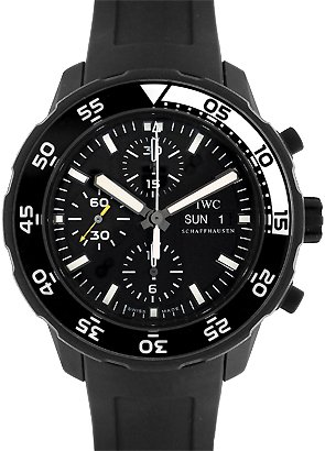 [アイダブリューシー]IWC 腕時計 IW376705 アクアタイマー クロノグラフ ガラパゴスアイランド SS 黒文字盤 自動巻き ラバー メンズ [並行輸入品]