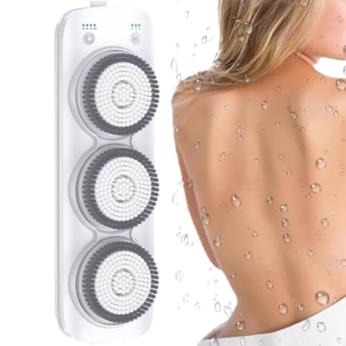 Gommage du dos électrique rotatif à 360° grâce à cette brosse exfoliante murale mains libres
