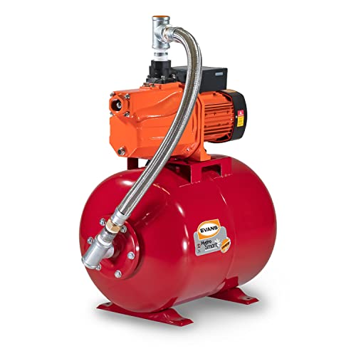 EVANS Equipo hidroneumático Hydro-Smart® con bomba Jet automática de 1 hp y tanque horizontal de 50L - EAJ100A-050L