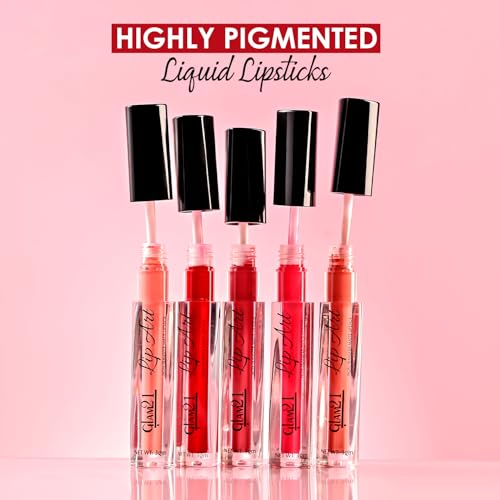 Image of Glam21 Lip Art Non-Transfer Matte Liquid Lipstick | Lightweight, Long-Lasting | Waterproof & Smudge-Proof Lip Colour | Intense Pigment | 3gm -Lip Red-02