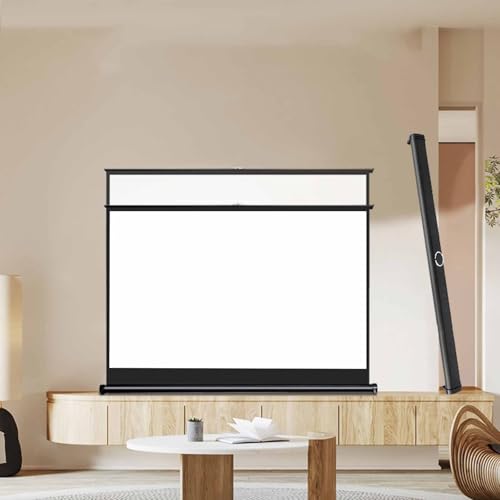 Pantalla de proyección portátil para escritorio, pantalla de película, 30in, 40in, 50in, con bolsa de transporte, 16:9 HD, para cine en casa, cine, oficina (40in(4:3)) miniatura 1