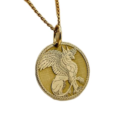 Dije griego antiguo de grifo en plata 925, dile adiós a la joyería común y frágil