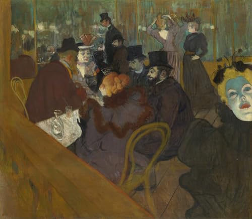 Affiche Henri De Toulouse Lautrec peinture poster art mural déco salon de table 60x90cm